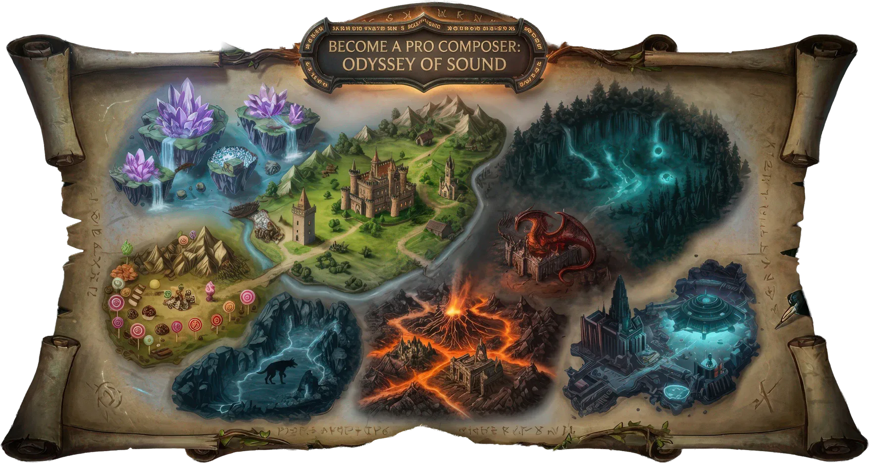 Odyssey of Sound World Map